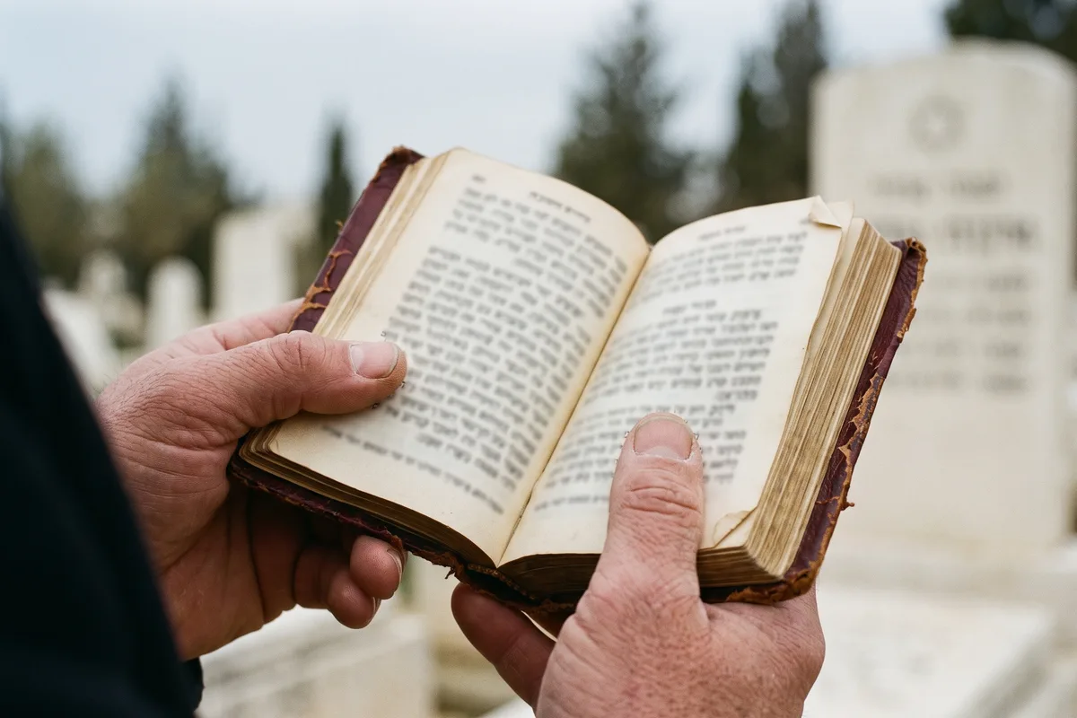 אמירת פרקי תהילים מתוך ספר על הקבר לעילוי נשמת הנפטר